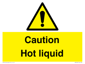Caution Hot liquid